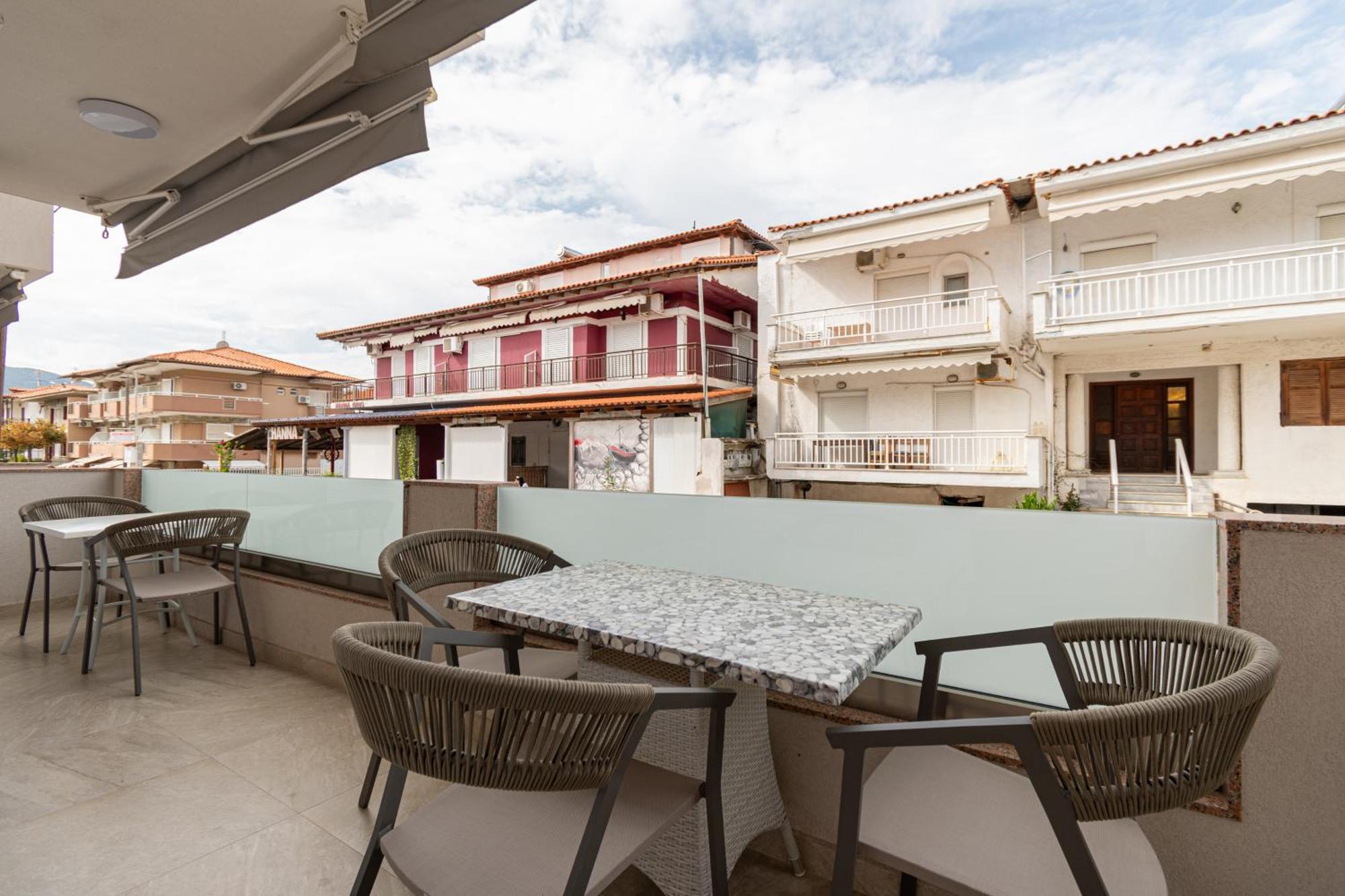 Villa Zoe On The Beach Sarti Exterior photo